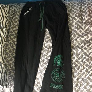 PINK Michigan State sweatpants